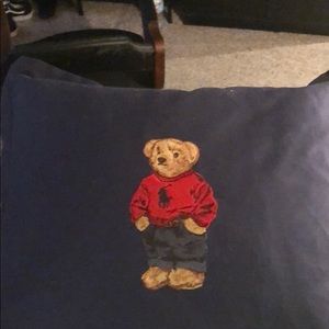 Polo throw pillow